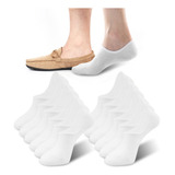 Calcetines Invisibles Hombre Tines Lisos Blancos 12 Pares
