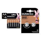 Duracell Pilas Alcalinas Duralock Aa Con 6 Unidades + Pila