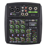 Consola De Audio Tuner Karaoke Broadcast Live Function Eq