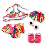 Oct17 Fits Compatible With American Girl 18  Swimming Outfit