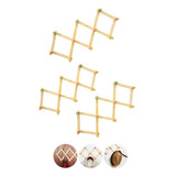 X3 Perchero  Pared Madera Perchero Pared Acordeon 10 Ganchos