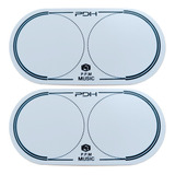 Pdh - 2 Protectores Bombo - Doble Blanco