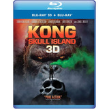 Kong La Isla Calavera Pelicula Blu-ray 3d + Blu-ray