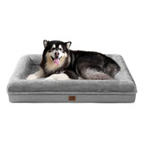 Cama Ortopédica Para Perros Con Espuma Memory Foam Compatibl