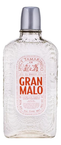 Botella Licor De Tequila Gran Malo Spicy Tamarindo 750ml