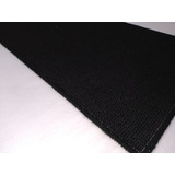 Lateral Cama Carpeta Alfombra Boucle Negro Orillado 50x90cm