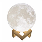 Velador Lámpara Luna Moon Con Soporte 19 Cm.! (6 Coutas)