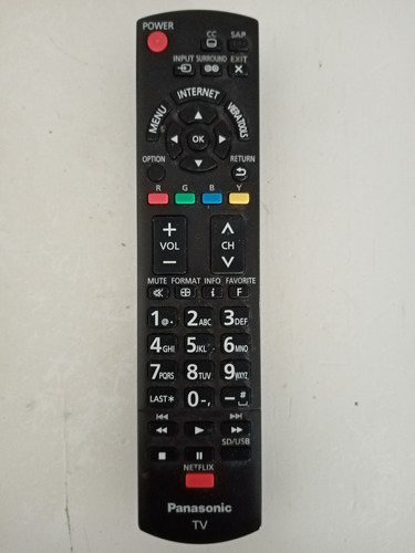 Control Remoto Para Tv Panasonic N20ayb Original