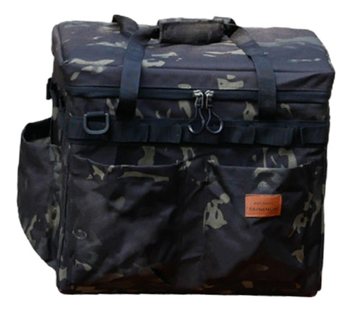 Bolsa De Almacenaje Para Acampada, Bolso, Camuflaje Negro