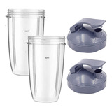 Vaso Nutribullet 24 Onzas Con Tapa Sport Para Llevar 4pz