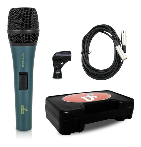 Microfone Dinâmico Arcano Platinum-b88 Com Fio Xlr-xlr Sj