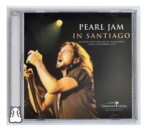 Cd Pearl Jam Live In Santiago 