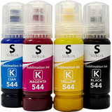 Kit 4 Tintas Sublimar Sublimacion Premium Para Epson T544