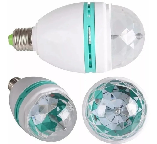 Lampara Luces Led Giratoria 3 Colores Bolichera, Fiestas