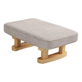 Taburete Acolchado Para Pies, Silla Rectangular Moderna,