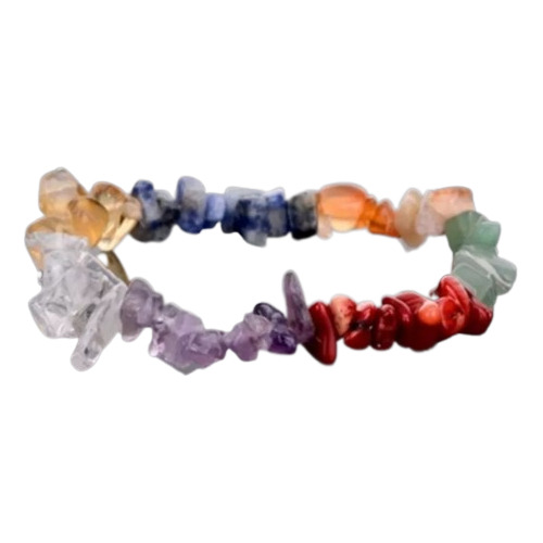 Pulsera Amuleto De Protección 7 Chakras. Piedra Natural