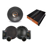 Paquete Quantum Subwoofer 12 +amplificador Y Set De Medios 