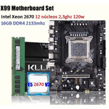 Kit Upgrade Gamer Placa Mae X99 + Xeon 2670 + 16gb Importado