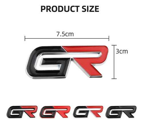 Logos Emblemas Toyota Gr Gazoo Racing Foto 4