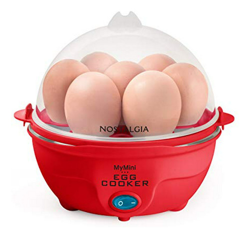 Nostalgia Mymini 7 Egg Cooker Hace 7 Huevos Blandos, Mediano
