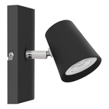 Aplique 1 Luz Spot Movil Pared Living Baño Lampara Led Gu10