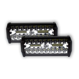 Par Faros Aux Dually 40 Led Auto Fijo Y Estrobo 12y 24 V