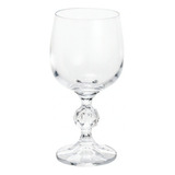 Cj 6 Taças De Cristal Ecológico P/ Vinho Branco Sterna 190ml Cor Transparente