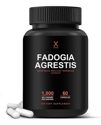 Humanx Fadogia Agrestis Masa Muscular 1000mg 60 Caps
