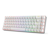 Rk Royal Kludge Teclado Mecánico Inalámbrico 60% Teclas Pbt,