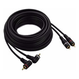 Kit Com 10 Unidades De Cabo Rca 5m Kx3