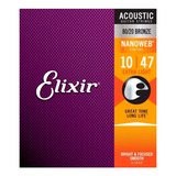 Cuerdas De Cuerdas Guitarra Acústica 10/47 Elixir 11002