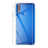 Funda Tpu Reforzada Anti Caidas Para Moto E7 Power Color Transparente