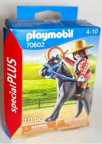 Playmobil 70602 Western Cowgirl E Cavalo Special Plus Misb