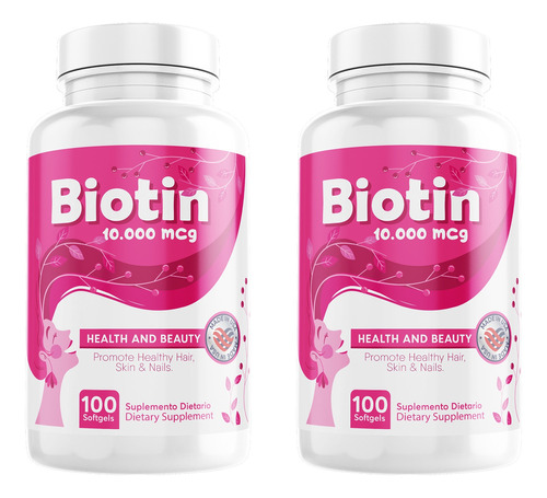 Biotina: 10.000 Mcg - Americana Cap - Unidad a $924