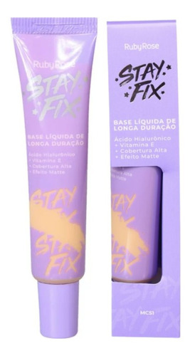 Base Líquida De Longa Duração Stay Fix Hb8736 Mc51 Ruby Rose