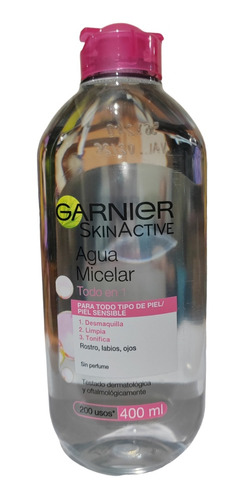 Garnier Skin Active Agua Micelar Todo En Uno 400 Ml