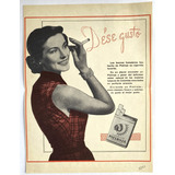 Cigarrillos Pielroja Y Rca Víctor Publicidad De 1952
