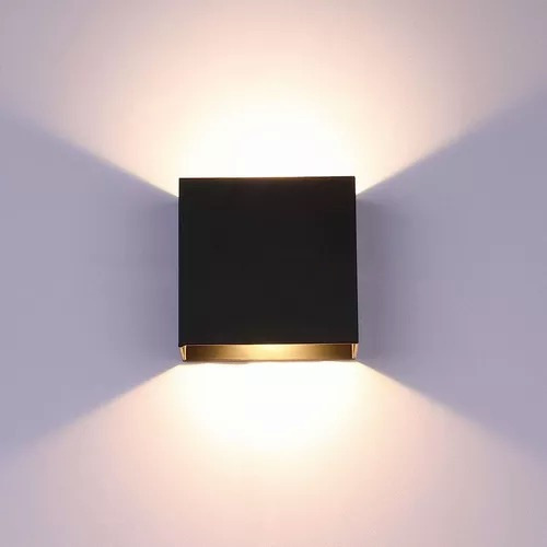  Led 12w Lámpara De Pared Interior Y Exterior 3000k