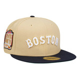 Gorra New Era 59fifty Exclusiva Boston Red Sox Logo Script