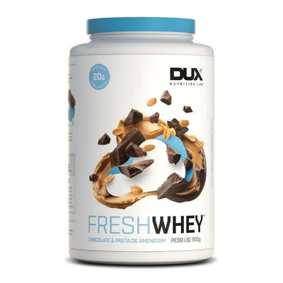 Fresh Whey Chocolate E Pasta De Amendoim - Duxnutrition, Pote 900g | Frete grátis