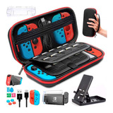 Estuche Compatible Con Nintendo Oled Kit 16 En 1 