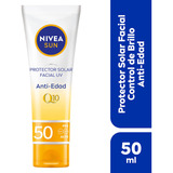  Nivea Sun Protector Solar Facial Anti Edad Fps50+ 50ml