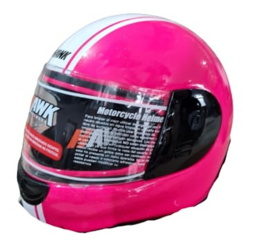 Casco Hawk Rs Junior Para Niños Niñas Naranja Azul Rosa