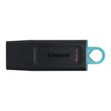 Memoria Usb De 64gb Kingston Dtx 64gb (black + Teal)