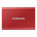 Disco Sólido Ssd Externo Samsung T7 Mu-pc2t0t 2tb Rojo