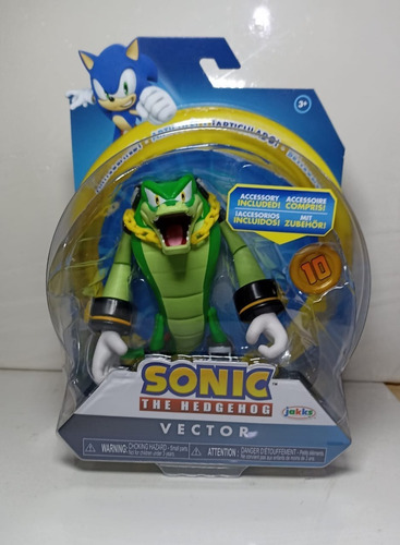 Figura -vector-sonic The Hedgehog Articulado