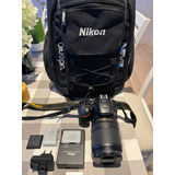  Nikon Kit D5600 + Lente 18-140mm Vr Dslr Color  Negro + Kit