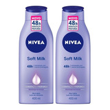Kit Hidratante Nivea Milk 400ml Cada - 02 Unidades