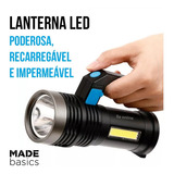 Lanterna Recarregável 10 Leds - La-10 Made Basics