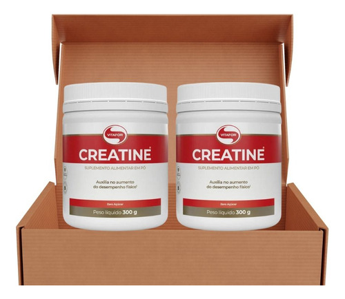 Creatine 300g - Vitafor Kit 2x